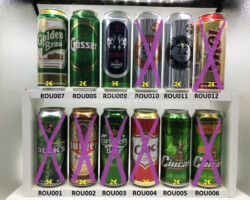 ROU001-012 Romania beer can collection, beer can collector Romania, Rumänische Bierdose