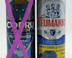 ROU071-072 Codru Imperium Puternica Bere Blonda 7, 2, Neumarkt inscrie codul si poti castiga! Edition, beer can Romania, Beer Can Collector, Bierdosensammler Rumänien