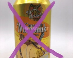 RUS014 Russia Big Beer Can, beer can from Russia, russia beer can collector