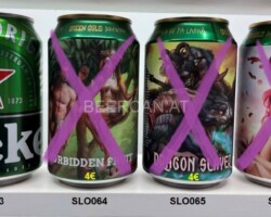 SLO063-066 Heineken Slovenia, Green Gold Brewery Forbidden Fruit, Green Gold Brewery Dragon Slayer, Green Gold Brewery Casmere
