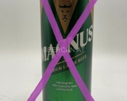 SLO088 Magnus Premium Lager Beer 4,9% Slovenian beer can, Beer can collection Slovenia