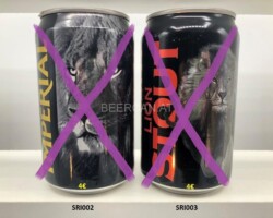 SRI002-003 Lion Imperial, Lion Stout Beer Can Sri Lanka beer can collection, beer can Sri Lanka