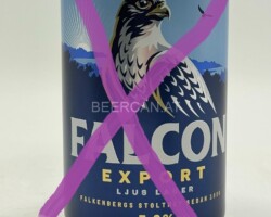 SWE184 Falcon Export LJUS Lager 5,2%, 33cl,  Swedish beer cans, swedisch beer can collector, Schweden Bierdosen