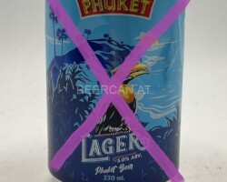 THA053 PHUKET LAGER BEER, Phuket Beer, Thai beer can, beer can collection Thailand, Phuket beer can, Phuket, beer