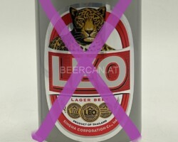 THA058 Leo lager Beer 2024, Thai Craft Beer, Thailand beer can collection, beer can Thailand, Bierdose Thailand