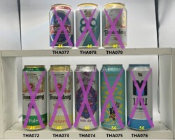 THA072-079 Tawandang German Brewery IPA, Tawandang German Brewery Weizen Beer, Underdog Helles Lager, Yod Beer Bearnana, MY Beer, Archa Lager Beer, Singha 89 Cals, Tawandang German Brewery Weizen Beer 330ml Thailand beer can collection, Beer can Collecror Thailand, Thai Craft Beer