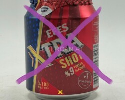 TUR028 Efes Xtra Shot %9, Turkey beer can, beer can collection, beer can Collector