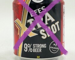 TUR038 Efes Xtra Shot 9% Strong Beer, small beer can, Turkey beer can Beer Can Collector Turkey, Turkish Beer Can Collection, Bierdose Türkei