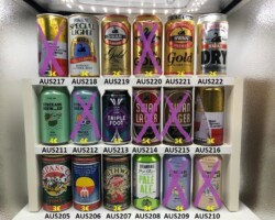 AUS205-222 Australian beer cans, beer can collector, ABCCA