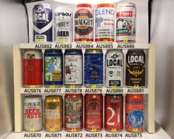AUS870-886 Beer Taste 330ml, Coopers Formular 1, Coopers Rally 12-14 July 202, Coopers 21Yrs Beer Can Collectors of Australia, Coopers Glendi Greek Festival, EMU 40 Years, Eagle Blue Adelaide Cup May 17th 1993, Eagle Blue 1993 S.A. Variety Club Bash, Fosters Blue Thunder, Local Brewing co Victory Draught, Local Brewing co. 100 Years Hawks Lager, Local Brewing Co. Victory Draught, Pirate Life Liv Golf Beer, West End Draught, West End Gllendi March 16-17 Ellis Park, West End 1991 St. Pats, Australian Beer Can Collector, Beer Can Museum Austria