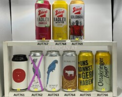AUT761-769 Brauton Umami Beer, Bevog Shoebill TDH Neipa, Bevog Hyacinth Macaw Oat pale Ale, Meinklang Dinkel Bier, Ottakringer Limited Edition Uns Kannst Du Gern Haben!, Ottakringer lLager, Stiegl Radler Himbeere, Stiegl Radler Naturtrüb Zitrone Export, Stiegel Goldbräu EM Esition, Bierdosen Österreich, Bierdose 2024, Beer Can Collector Austria, Bierdosensammler Österreich