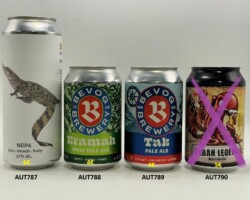 AUT787-790 Bevog Philipine Crocodile NEIPA, Bevog Kramah India Pale Ale, Bevog Tak Pale Ale, Next Level Brewery Urban Legend Western Pale Ale, Österreichische Bierdosen, Bierdose Österreich, beer can Austria, Bierdosensammler Österreich, beer can collection