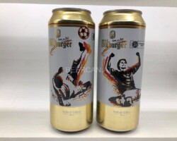 BCS008 BITBURGER FUSSBALLEDITION (2014) 2 CAN SET GERMANY 8 EURO beer can set collection