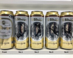 BCS010 BITBURGER FUSSBALLEDITION (2016) 4 CAN SET GERMANY 12 EURO beer can set collection