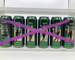 BCS012 DIEBELS PRÄSENTIERT DIE TOTEN HOSEN (2002) 6 CAN SET GERMANY 20 EURO beer can set collection