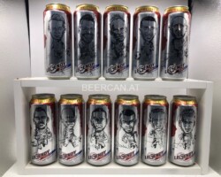 BCS027 GAMBRINUS LEGENDY EDITION 11 CAN SET CZECH REPUBLIC (2014) 30 EURO beer can set collection