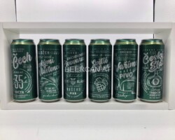 BCS029 STAROPRAMEN BREWERY SET 6 CAN SET CZECH REPUBLIC (2017) 15 EURO beer can set collection