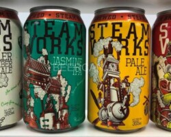 BCS056 STEAM WORKS ALE SET 4 CAN SET CANADA (2018) 12 EURO
