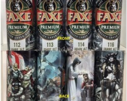 BCS059 FAXE COLLECTORS ITEM 2017 EDITION 4 CAN SET DENMARK (2017) 20 EURO