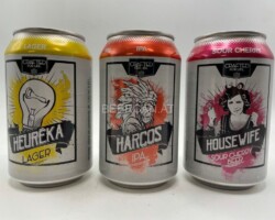 BCS071 CRAFTED FOR LIDL LAGER IPA SOUR CHERRY 3 CAN SET HUNGARY (2021) 8 EURO