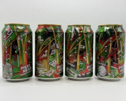BCS110 PILSEN CALLAO UNDER FRIENDS EDITION 4 CAN SET PERU (2022) 20 EURO beer can set collection, Bierdosenmuseum Österreich, Beer Can Museum Austria