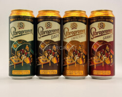 BCS113 STAROPRAMEN THE PERFECT NIGHT EDITION 4 CAN SET HUNGARY (2025) 20 EURO beer can set collection, Bierdosenmuseum Österreich, Beer Can Museum Austria