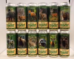 BCS128 BOHEMIA REGENT LOVU ZDAR HUNTER EDITION No2 12 CAN SET CZECH REPUBLIC (2025) 70 EURO