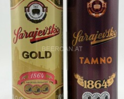 BIH007-008 Sarajevsko Gold, Sarajevsko Tamno 1864, ,Bosnia Herzegovina beer can, Bierdose Bosnien, Beer Can Collector, Bierdosensammlung OC/OC