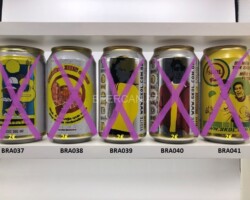 BRA037-041 lata de cerveja brasil, beer can collector