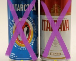 BRA056-057 Antarctica Cerveja 269ml, Itaipava Cerveja 269ml Brazil Beer cans, Brasilianische Bierdosen, Bierdosensammlung