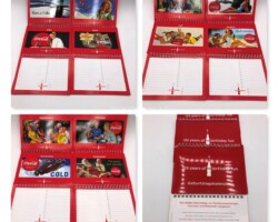 125 Years of Birthday Fun Birthday calendar Austria 2 EUR/Calendar Coke Collector