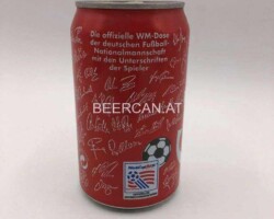 CCC002 Coca Cola die offizielle WM Dose USA 1994 Germany 2 EURO Coke can collector