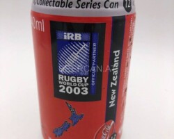 CCC031 Coca Cola "Rugby World Cup No. 12 of 20 New Zealand" 2003 South Africa 3 EURO Coke Collection, Coke Collector, Coke Can Collection, Cola Dosen Sammlung