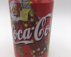 CCC039 Santa Claus with Elf 1998 Belgium 2 EURO Coke Collection, Coke Collector, Coke Can Collection, Cola Dosen Sammlung
