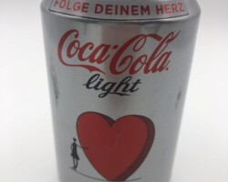 CCC041 Heart 2011 Austria 2 EURO Coke Collection, Coke Collector, Coke Can Collection, Cola Dosen Sammlung