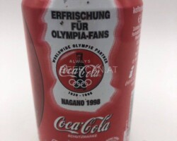 CCC051 Nagano 1998 Germany 2 EURO Coke Collection, Coke Collector, Coke Can Collection, Cola Dosen Sammlung