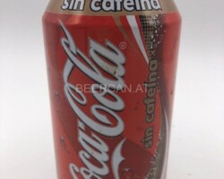 CCC052 Sin Cafeina 2007 Spain 2 EURO Coke Collection, Coke Collector, Coke Can Collection, Cola Dosen Sammlung