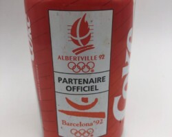 CCC093 Olympic Edition Albertville 1991 Belgium 2 EURO Coke Collection, Coke Collector, Coke Can Collection, Cola Dosen Sammlung