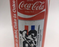 CCC109 World Championship Baseball 1986 Holland 2 EURO Coke Collection, Coke Collector, Coke Can Collection, Cola Dosen Sammlung