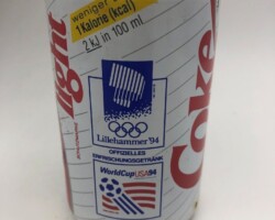 CCC115 Coke Light Olympic Lillehammer, Worldcup USA 1993 Holland 2 EURO Coke Collection, Coke Collector, Coke Can Collection, Cola Dosen Sammlung