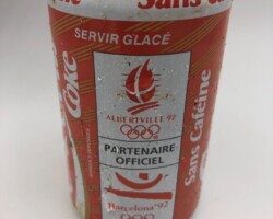 CCC117 Coca Cola Sans Cafeine Olympic 92 France 2 EURO Coke Collection, Coke Collector, Coke Can Collection, Cola Dosen Sammlung