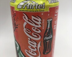 CCC131 "Airtel Edtion" 2001 Spain 2 EURO Coke Collection, Coke Collector, Coke Can Collection, Cola Dosen Sammlung