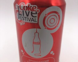CCC145 Coke Live Festival "Bottle" 2012 Poland 2 EURO Coke Collection, Coke Collector, Coke Can Collection, Cola Dosen Sammlung