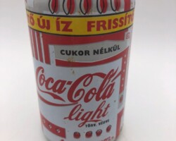 CCC164 Coca Cola Light "Cukor Nelkül" 1995 Hungary 2 EURO Coke Collection, Coke Collector, Coke Can Collection, Cola Dosen Sammlung