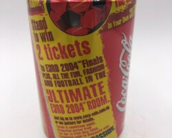 CCC168 "Win 2 Tickets Euro 2004" Singapore 2 EURO Coke Collection, Coke Collector, Coke Can Collection, Cola Dosen Sammlung
