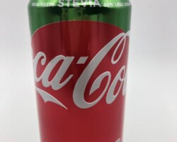 CCC181 Coca Cola with Stevia 375ml 2016 Australia 2 EURO Coke Collection, Coke Collector, Coke Can Collection, Cola Dosen Sammlung
