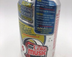CCC209 Coca Cola Light "My Coke Music.at" 2004 Austria 2 EURO Coke Collection, Coke Collector, Coke Can Collection, Cola Dosen Sammlung