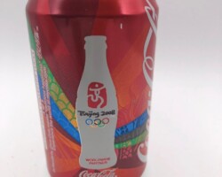 CCC221 "Beijing 2008 Olympics" Korean Sticker 355ml 2008 USA 2 EURO Coke Collection, Coke Collector, Coke Can Collection, Cola Dosen Sammlung