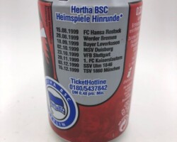 CCC222 "Herta BSC Berlin Auf gehts 1 von 4" 2000 Germany 2 EURO Coke Collection, Coke Collector, Coke Can Collection, Cola Dosen Sammlung