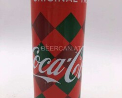 CCC259 Original check pattern 2018 Germany 2 EURO Coke Can Collection, Cola Dosen Sammlung, Coke Collector, Coke Collection